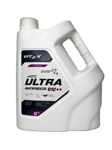 Антифриз VITEX Antifreeze G12++ ULTRA G -40 5кг. фиолетовый
