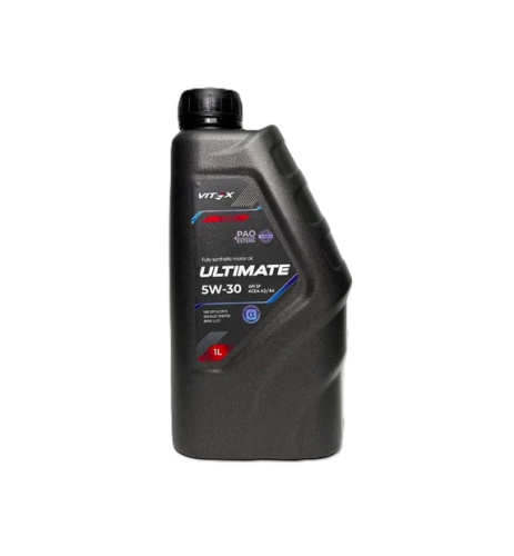Масло VITEX моторное 5W30 Ultimate API SN CF, ACEA A3 B4-1 1л. синт.